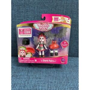 Royale High Dark Fairy Series 1 Doll 7 Pieces 9 Mix Match Fashions Virtual Code